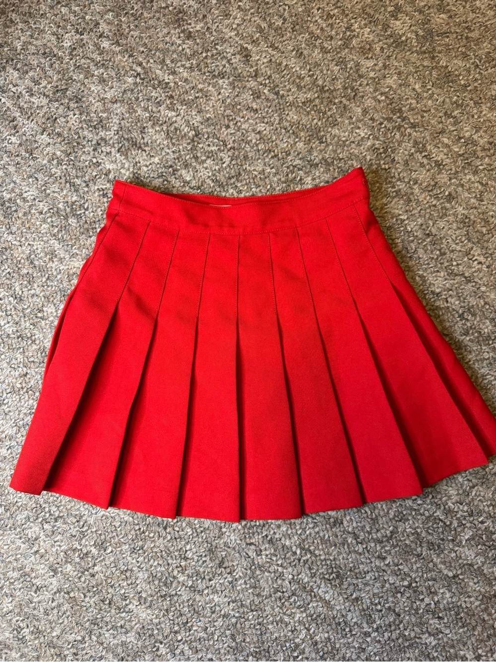 Aritzia TNA Red Pleated Tennis Skirt - Women